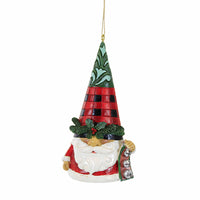 (59823) Jim Shore Highland Glen Gnome With Bells, 4.25 Inch, Ornament Heartwood Creek 6012876