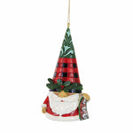 4.25 Inch Highland Glen Gnome With Bells Ornament Heartwood Creek 6012876 (59823)