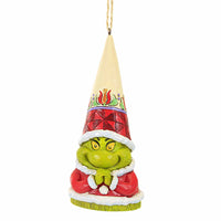 (59826) Jim Shore Grinch Gnome Hands Clenched, 4.75 Inch, Ornament Dr. Seuss 6012710