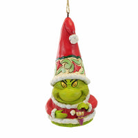 (59830) Jim Shore Grinch Gnome Holding Ornament, 4.25 Inch, Ornament Dr. Seuss 6012711