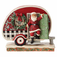 (59833) Jim Shore Happiest Camper Ever, 6.25 Inch, Highland Glen Santa Christmas 6012863