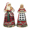 (59834) Jim Shore A Taste Of Christmas, 8.00 Inch, Highland Glen Santa And Mrs. Claus 6012865