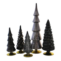 Cody Foster Black & Gray Glass Tree St/5 - - SBKGifts.com