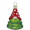 (60001) Inge Glas Tree Gnome With Red Hat, 3.25 Inch, Christmas Ornament Tree 10139S023