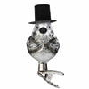 (60023) Inge Glas Bird Groom, 2.75 Inch, Wedding Top Hat Ornament Christmas 10125S023