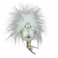 (60029) Inge Glas Gentle Birdie, 3.00 Inch, Christmas Spring Feather Clip-On 10109S023