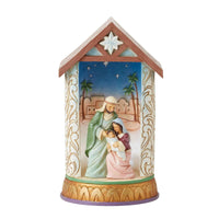 (60040) Jim Shore Hallelujah, 5.50 Inch, Holy Family Lighted Diorama 6012947