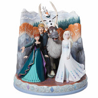 (60086) Jim Shore Connected Through Love, 7.25 Inch, Frozen 2 Scene Disney Traditions 6013077