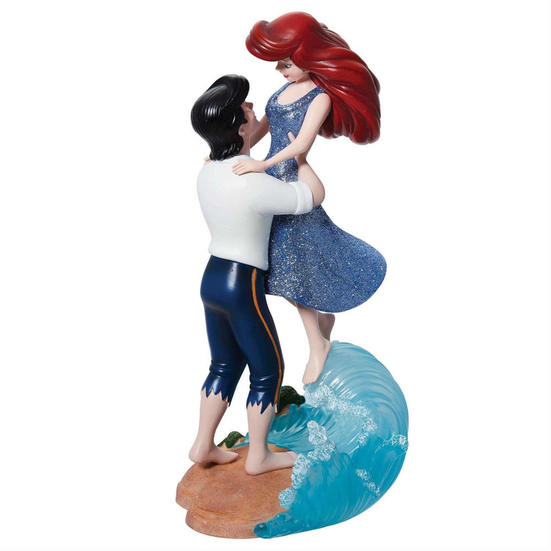 Jim Shore Disney Traditions The Little Mermaid Two World's United - Ariel  And Eric Love Figurine