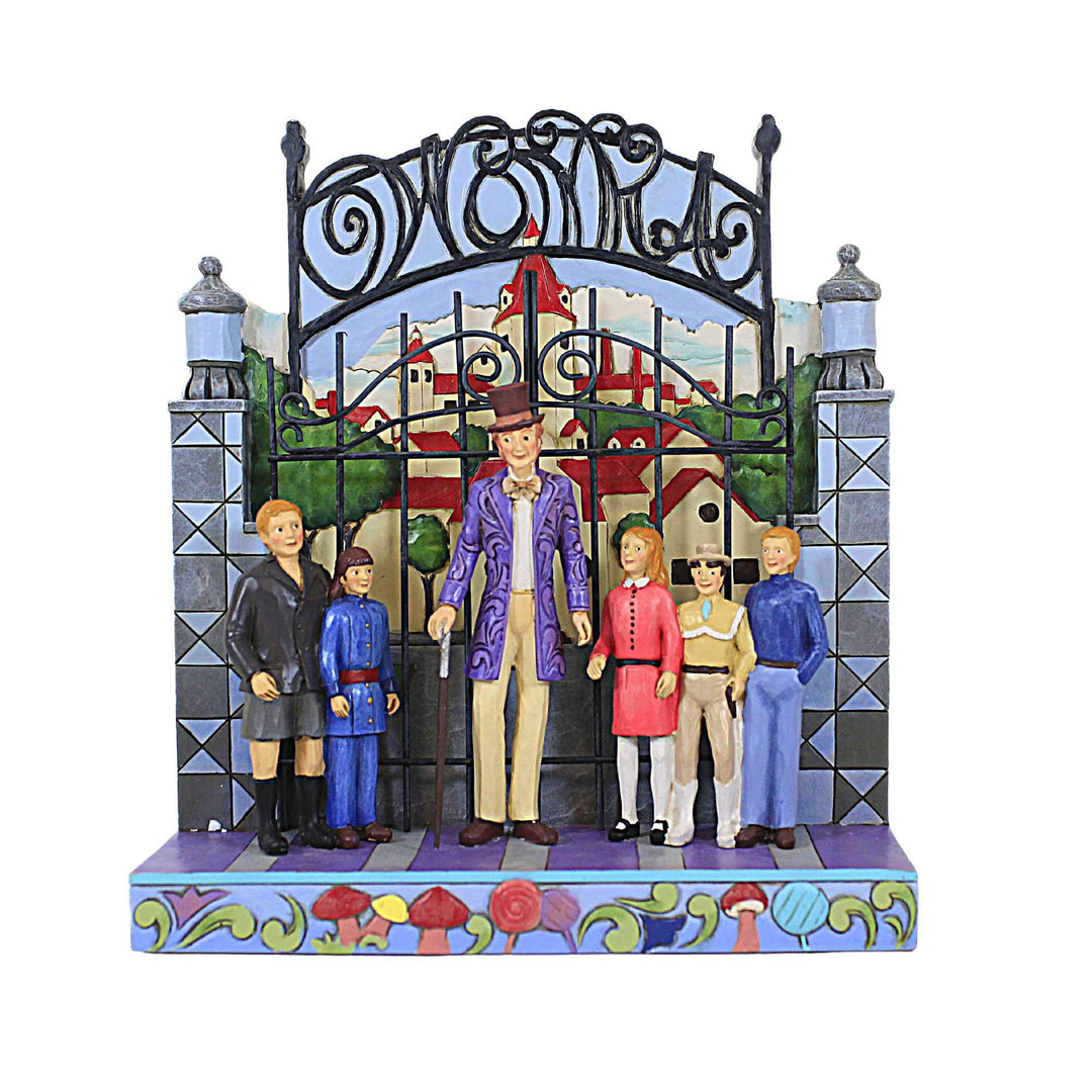 Jim Shore The Adventure Begins - One Figurine 8.0 Inch, Resin - Willy Wonka  The Chocolate Factory 6013721