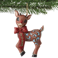 Jim Shore Rudolph 2023 Dated Ornament - - SBKGifts.com