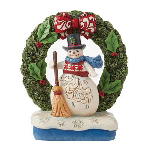 Jim Shore May Your Holidays Be Wreathed In Joy - - SBKGifts.com