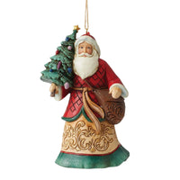 (60151) Jim Shore Santa W/Tree & Toybag, 4.50 Inch, Heartwood Creek Holiday Season 6012973