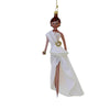 (60155) De Carlini Naomi Sparkles In A Elegant White Dress, 7.00 Inch, Ornament Italian Diva Shopping Ladies Style 5Th Avenue Do7793