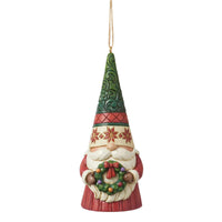 (60159) Jim Shore Gnome Holding Wreath, 4.50 Inch, Heartwood Creek Ornament 6012977