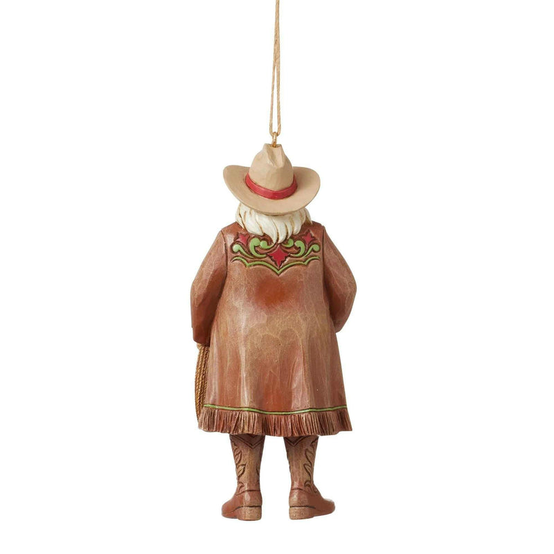 Jim Shore Western Santa With Cowboy Hat - - SBKGifts.com