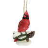 (60165) Jim Shore Caring Cardinal Winter Blessing, 3.75 Inch, Heartwood Creek Ornament 6012025