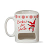 (60191) Tag Cookies For Santa Pocket Mug, 4.50 Inch, Christmas Annual Holiday Tradition G15488