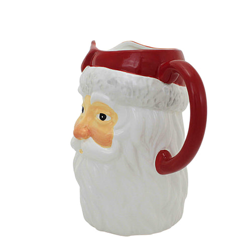 Tag Vintage Santa Pitcher - - SBKGifts.com