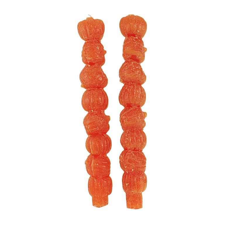 Tag Rustic Pumpkin Stack Taper St/2 - - SBKGifts.com