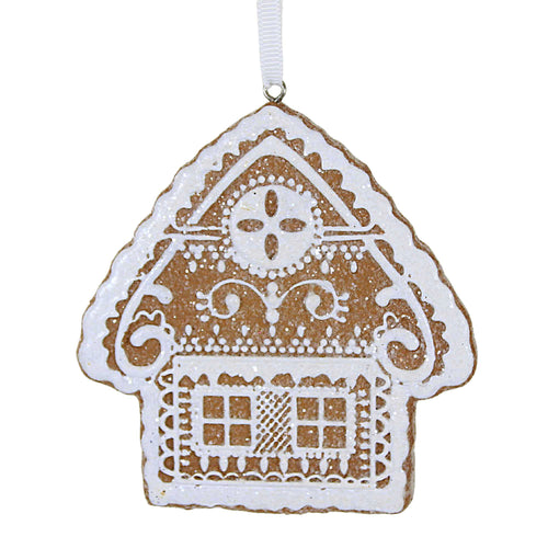 Roman Gingerbread Frosted Ornaments - - SBKGifts.com