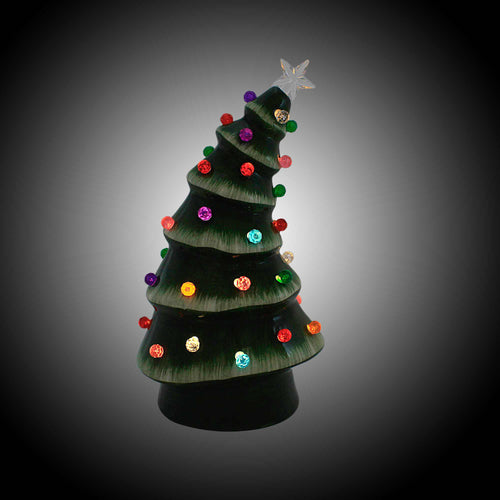 Roman Lighted Ceramic Bent Tree - - SBKGifts.com