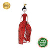 (60226) Santa Land Mary Alice In Red & White Candy Stripe Long Skirt, 7.00 Inch, Dames Of Candy Striped Lance Shopper Italian Italy 23D1030