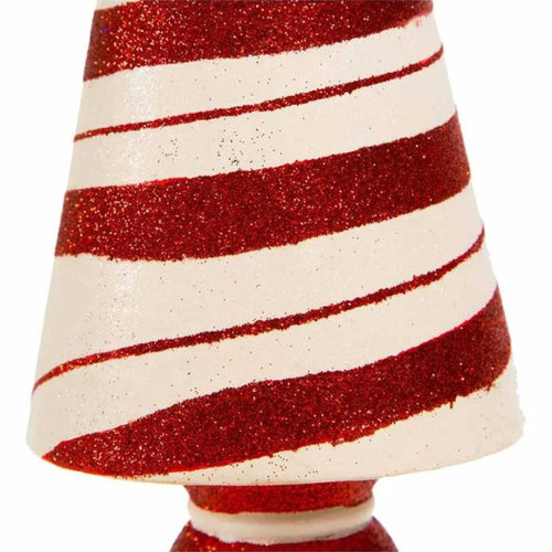 Kurt S. Adler Jolly Jingles Peppermint Stripe Trees Set/3 - - SBKGifts.com