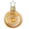 (60262) Inge Glas Sprity Biscuit, 2.00 Inch, Christmas Ornament Golden Brown 10003S023