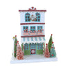 (60291) Bethany Lowe Peppermint Bakery Shoppe, 12.75 Inch, Christmas Building Bottle Brush Trees Lc2483