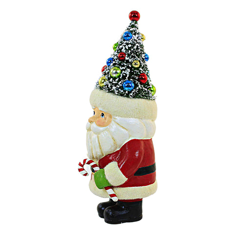 Bethany Lowe Retro Santa With Candy Cane - - SBKGifts.com