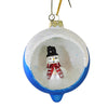 (60296) Bethany Lowe Retro Snowman Indent Ornament, 3.75 Inch, Christmas Top Hat Lc2444