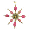 (60301) Bethany Lowe Hot Pink Starburst, 7.00 Inch, Christmas Vintage-Looking Lc2430