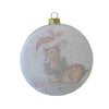 Bethany Lowe Brights Christmas Deer Glass Disk - - SBKGifts.com