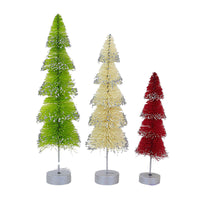 Bethany Lowe Christmas Layered Bottle Brush Trees - - SBKGifts.com