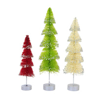 Bethany Lowe Christmas Layered Bottle Brush Trees - - SBKGifts.com