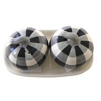 Transpac Buffalo Check Salt And Pepper Set - - SBKGifts.com