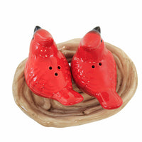 Transpac Cardinal Salt And Pepper Shakers - - SBKGifts.com