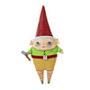 (60375) Bethany Lowe Santa's Helper Elf Ornament, 8.00 Inch, Christmas Peppermint Hammer Rs2128