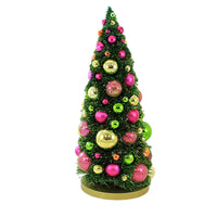 (60429) Cody Foster Bottle Brush Christmas Tree Shatterproof Ornaments, 16.50 Inch, Centerpiece Holiday Decoration Ms367br-Large