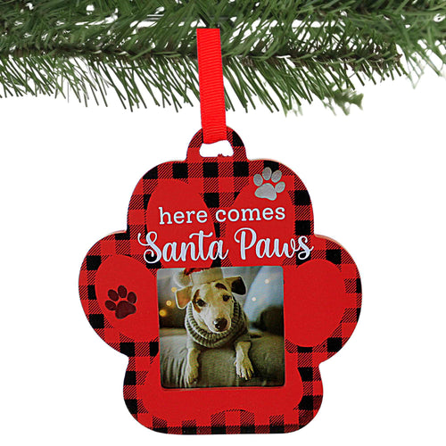 Malden International Designs Here Comes Santa Paws Ornament - - SBKGifts.com