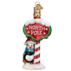 (60560) Old World Christmas North Pole, 4.50 Inch, Penguin Snow Ornament 36331