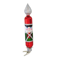 (60585) Craftoutlet.Com Nutcracker Candle Ornament, 6.00 Inch, Clip-On Tt20000020