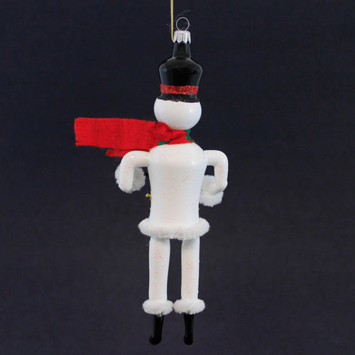 De Carlini Italian Ornaments Drumming Snowman - - SBKGifts.com