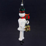 De Carlini Italian Ornaments Drumming Snowman - - SBKGifts.com