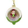 (60603) Bethany Lowe Retro Santa Indent Ornament, 3.75 Inch, Christmas Snow Claus Lc2442b