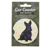 (60612) E & S Imports Scottie Car Coaster, 2.50 Inch, Super Absorbent 23335