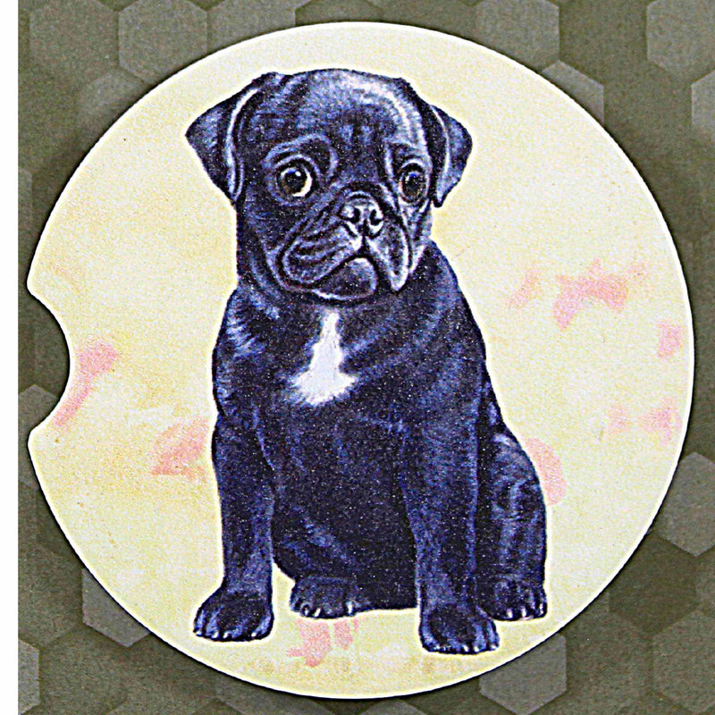 E & S Imports Pug Car Coaster - - SBKGifts.com