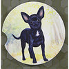 E & S Imports Chihuahua (Black) Car Coaster - - SBKGifts.com