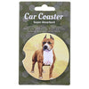 (60632) E & S Imports Pit Bull Car Coaster, 2.50 Inch, Super Absorbent 23326